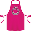 Dragon Symbol Fantasy Chinese Japanese Cotton Apron 100% Organic Pink