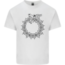 Dragon Symbol Fantasy Chinese Japanese Kids T-Shirt Childrens White