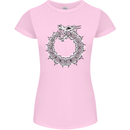 Dragon Symbol Fantasy Chinese Japanese Womens Petite Cut T-Shirt Light Pink