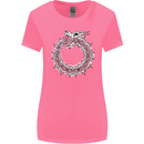 Dragon Symbol Fantasy Chinese Japanese Womens Wider Cut T-Shirt Azalea