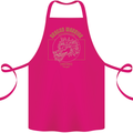 Dragon Warrior Samurai Japan Japanese Cotton Apron 100% Organic Pink