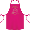Dragon Warrior Samurai Japan Japanese Cotton Apron 100% Organic Pink