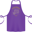 Dragon Warrior Samurai Japan Japanese Cotton Apron 100% Organic Purple