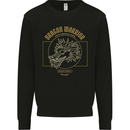 Dragon Warrior Samurai Japan Japanese Kids Sweatshirt Jumper Black