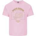 Dragon Warrior Samurai Japan Japanese Mens Cotton T-Shirt Tee Top Light Pink