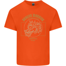 Dragon Warrior Samurai Japan Japanese Mens Cotton T-Shirt Tee Top Orange