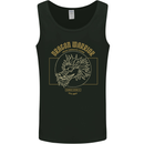 Dragon Warrior Samurai Japan Japanese Mens Vest Tank Top Black