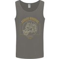 Dragon Warrior Samurai Japan Japanese Mens Vest Tank Top Charcoal