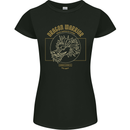 Dragon Warrior Samurai Japan Japanese Womens Petite Cut T-Shirt Black