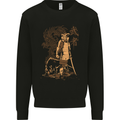 Dragon Warrior Wolf Dragon MMA Samurai Kids Sweatshirt Jumper Black