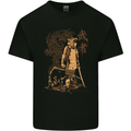 Dragon Warrior Wolf Dragon MMA Samurai Mens Cotton T-Shirt Tee Top Black