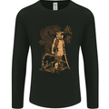 Dragon Warrior Wolf Dragon MMA Samurai Mens Long Sleeve T-Shirt Black