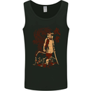 Dragon Warrior Wolf Dragon Samurai MMA Mens Vest Tank Top Black