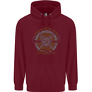 Dragons North Viking Valhalla Thor Odin Childrens Kids Hoodie Maroon