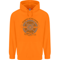 Dragons North Viking Valhalla Thor Odin Childrens Kids Hoodie Orange