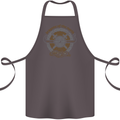 Dragons North Viking Valhalla Thor Odin Cotton Apron 100% Organic Dark Grey