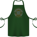 Dragons North Viking Valhalla Thor Odin Cotton Apron 100% Organic Forest Green