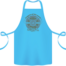 Dragons North Viking Valhalla Thor Odin Cotton Apron 100% Organic Turquoise