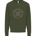 Dragons North Viking Valhalla Thor Odin Kids Sweatshirt Jumper Forest Green