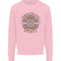 Dragons North Viking Valhalla Thor Odin Kids Sweatshirt Jumper Light Pink