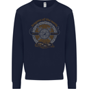 Dragons North Viking Valhalla Thor Odin Kids Sweatshirt Jumper Navy Blue