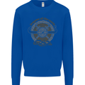 Dragons North Viking Valhalla Thor Odin Kids Sweatshirt Jumper Royal Blue