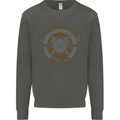 Dragons North Viking Valhalla Thor Odin Kids Sweatshirt Jumper Storm Grey