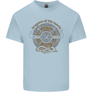 Dragons North Viking Valhalla Thor Odin Kids T-Shirt Childrens Light Blue