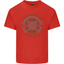 Dragons North Viking Valhalla Thor Odin Kids T-Shirt Childrens Red