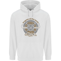 Dragons North Viking Valhalla Thor Odin Mens 80% Cotton Hoodie White