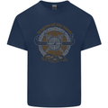 Dragons North Viking Valhalla Thor Odin Mens Cotton T-Shirt Tee Top Navy Blue