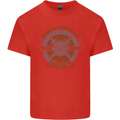 Dragons North Viking Valhalla Thor Odin Mens Cotton T-Shirt Tee Top Red