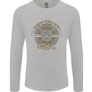 Dragons North Viking Valhalla Thor Odin Mens Long Sleeve T-Shirt Sports Grey