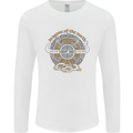 Dragons North Viking Valhalla Thor Odin Mens Long Sleeve T-Shirt White