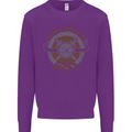 Dragons North Viking Valhalla Thor Odin Mens Sweatshirt Jumper Purple