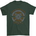 Dragons North Viking Valhalla Thor Odin Mens T-Shirt Cotton Gildan Forest Green