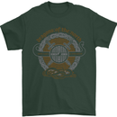 Dragons North Viking Valhalla Thor Odin Mens T-Shirt Cotton Gildan Forest Green