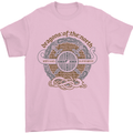 Dragons North Viking Valhalla Thor Odin Mens T-Shirt Cotton Gildan Light Pink