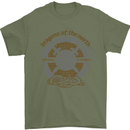 Dragons North Viking Valhalla Thor Odin Mens T-Shirt Cotton Gildan Military Green