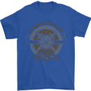 Dragons North Viking Valhalla Thor Odin Mens T-Shirt Cotton Gildan Royal Blue