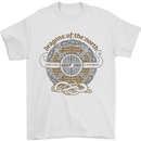 Dragons North Viking Valhalla Thor Odin Mens T-Shirt Cotton Gildan White