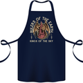 Dragons Rulers of the Earth Fantasy RPG Cotton Apron 100% Organic Navy Blue