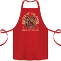 Dragons Rulers of the Earth Fantasy RPG Cotton Apron 100% Organic Red