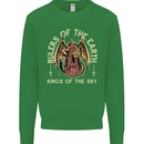 Dragons Rulers of the Earth Fantasy RPG Kids Sweatshirt Jumper Irish Green