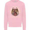 Dragons Rulers of the Earth Fantasy RPG Kids Sweatshirt Jumper Light Pink