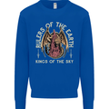 Dragons Rulers of the Earth Fantasy RPG Kids Sweatshirt Jumper Royal Blue