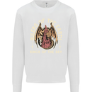 Dragons Rulers of the Earth Fantasy RPG Kids Sweatshirt Jumper White