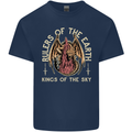 Dragons Rulers of the Earth Fantasy RPG Kids T-Shirt Childrens Navy Blue