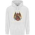 Dragons Rulers of the Earth Fantasy RPG Mens 80% Cotton Hoodie White