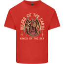 Dragons Rulers of the Earth Fantasy RPG Mens Cotton T-Shirt Tee Top Red